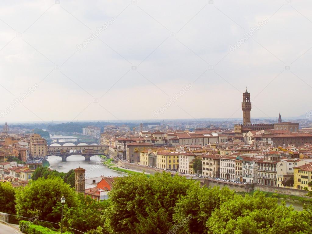 Retro look Florence Italy