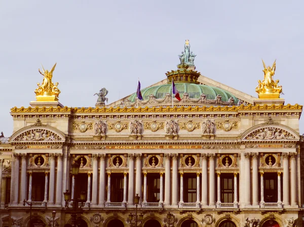 Retro paris opera bak — Stok fotoğraf