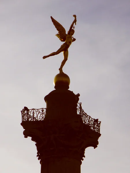 Retro-Look Place De La Bastille Paris — Stockfoto