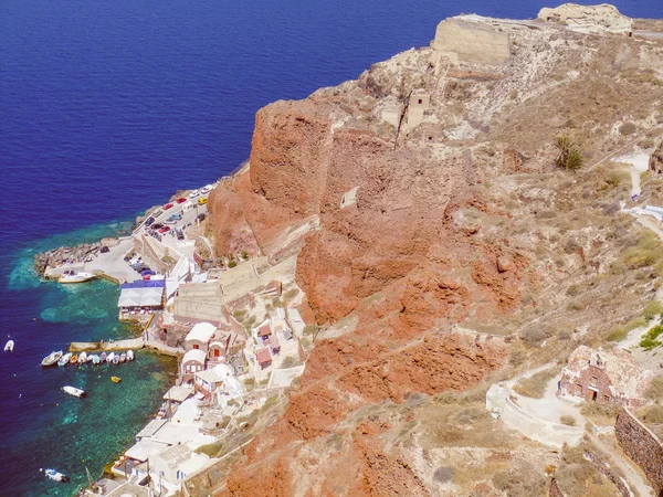 Retro look Oia Ia en Grecia —  Fotos de Stock