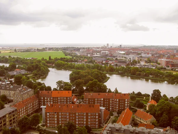 Retro look Copenhagen Denmark — Stock Photo, Image