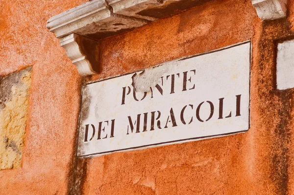 Campo dei miracoli venedig — Stockfoto