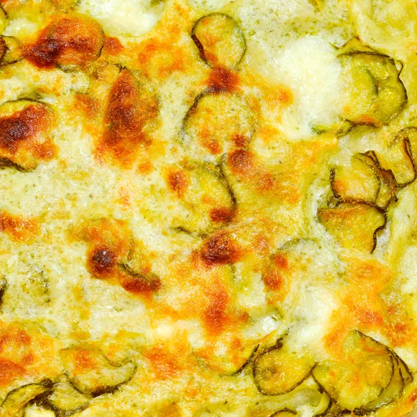 Courgettes zucchini omelette — Stock Photo, Image