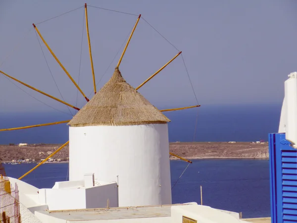 Look retrò Oia Ia in Grecia — Foto Stock