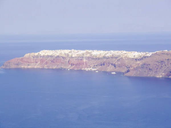 Retro look Oia Ia en Grecia — Foto de Stock