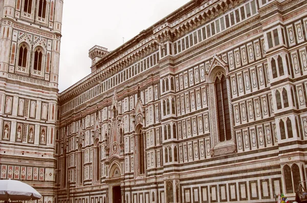 Retro look Florence Cathedral — Stock Photo, Image