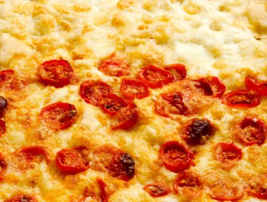 Retro görünüm pizza