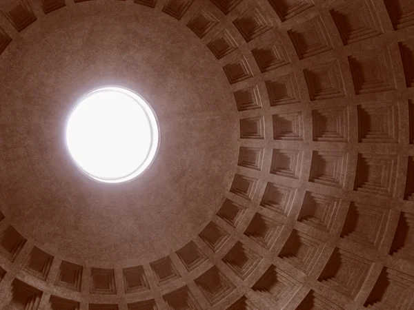 Retro olhar Pantheon Roma — Fotografia de Stock