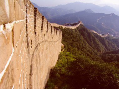 Retro görünüm Çin Seddi