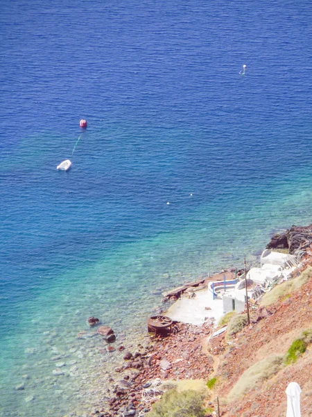 Look retrò Oia Ia in Grecia — Foto Stock