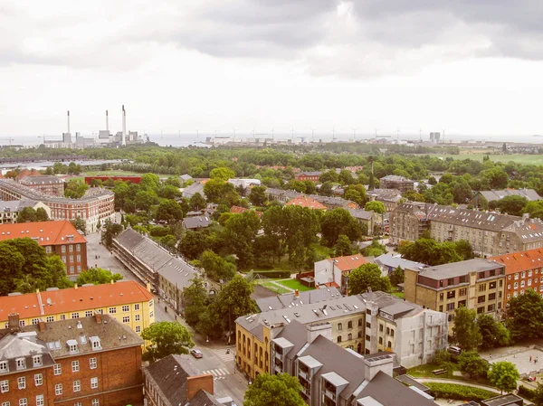 Retro look Copenhagen Denmark — Stock Photo, Image