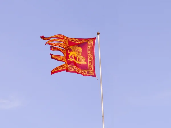 Flaga venezia Wenecja — Zdjęcie stockowe