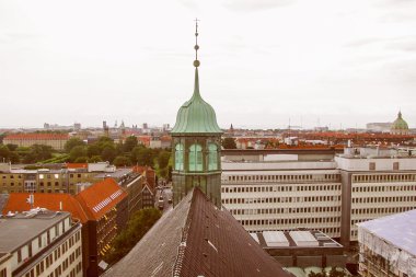 Retro Kopenhag Danimarka bak