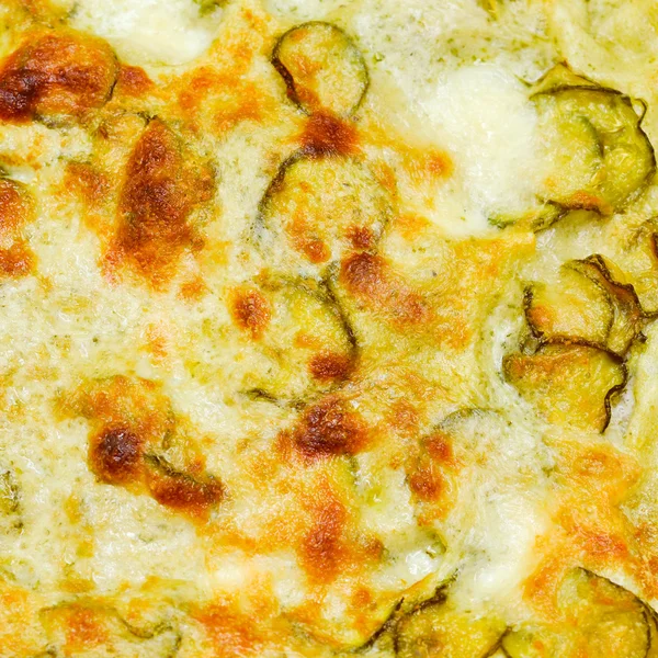 Courgettes zucchini omelette — Stock Photo, Image