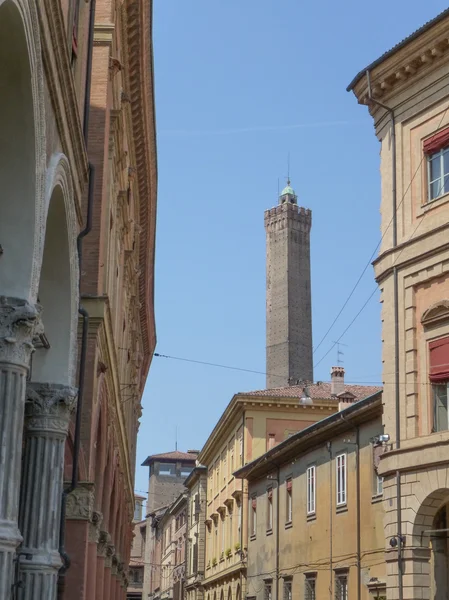Középkori tornyok, Bologna — Stock Fotó