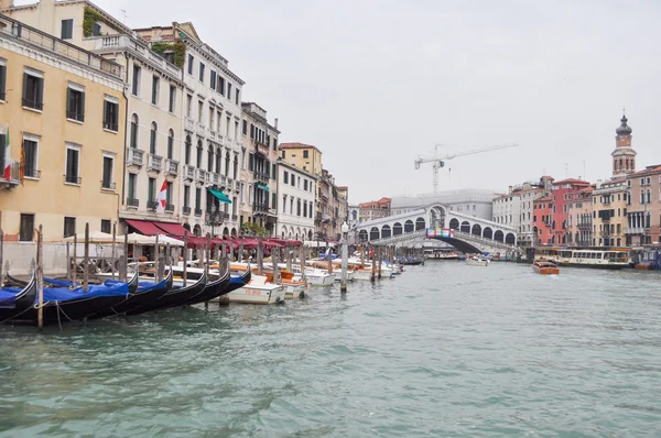 Rialto Köprüsü Venedik — Stok fotoğraf