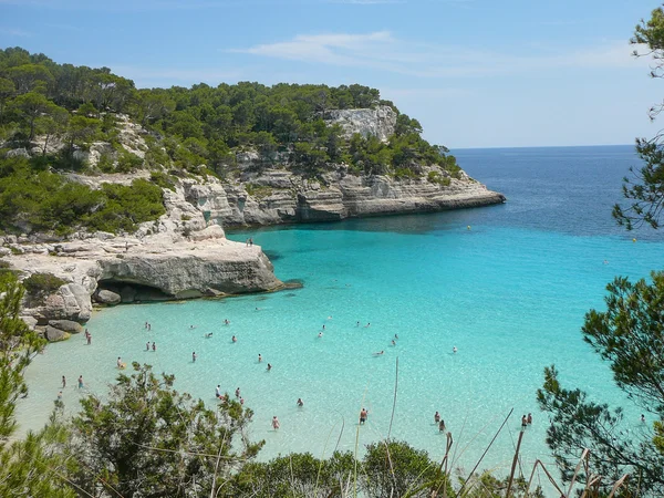 Turistas en Menorca — Foto de Stock