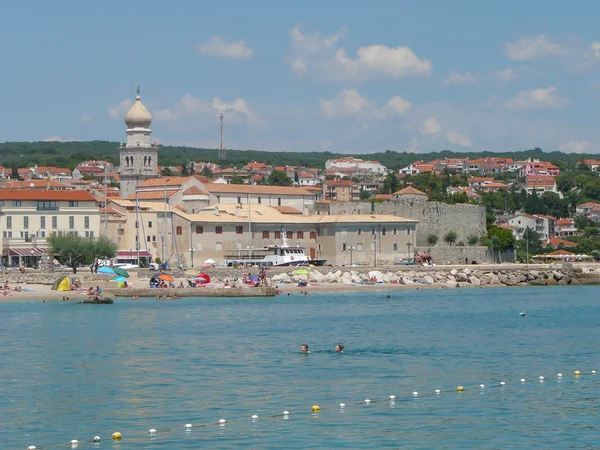 Veduta di Krk — Foto Stock