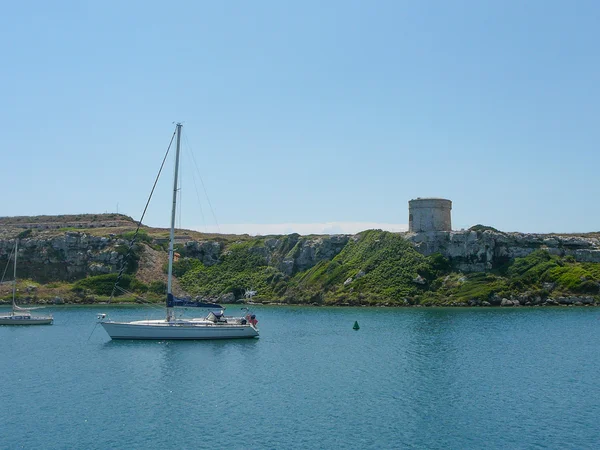 Vista de mahon minorca — Fotografia de Stock