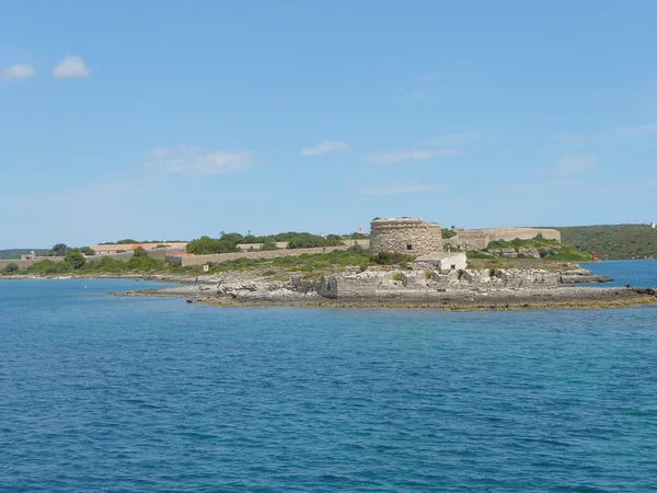 Pohled na Mahon Minorca — Stock fotografie