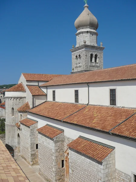 Blick auf krk — Stockfoto