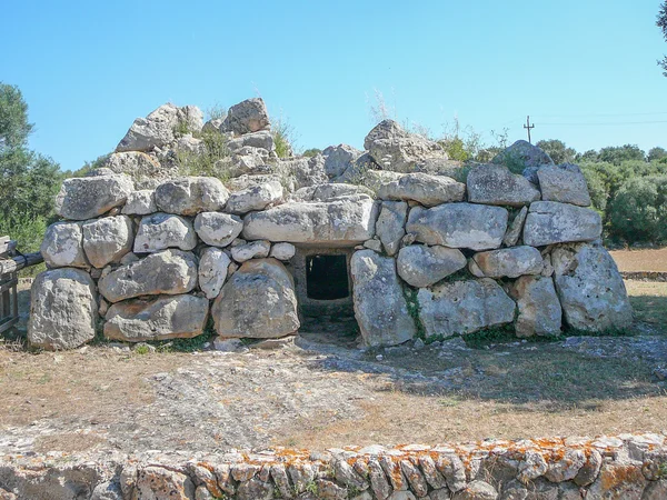 Cala Galdana ruiner — Stockfoto