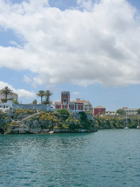 Blick auf Mahon Menorca — Stockfoto