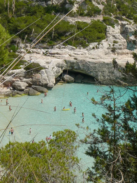 Turisti a Minorca — Foto Stock