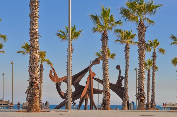 Plaia de Barceloneta — Stockfoto