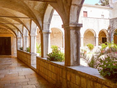 Retro görünüm St Francis manastır