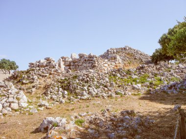 Retro görünüm Torre den Minorca Galmes