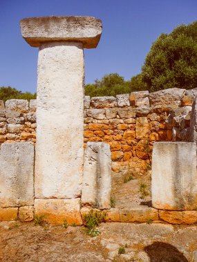 Retro görünüm Torre den Minorca Galmes