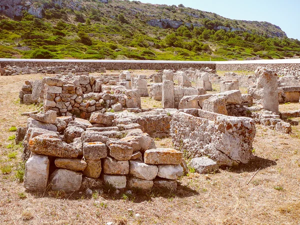 Retro görünüm Menorca İspanya — Stok fotoğraf