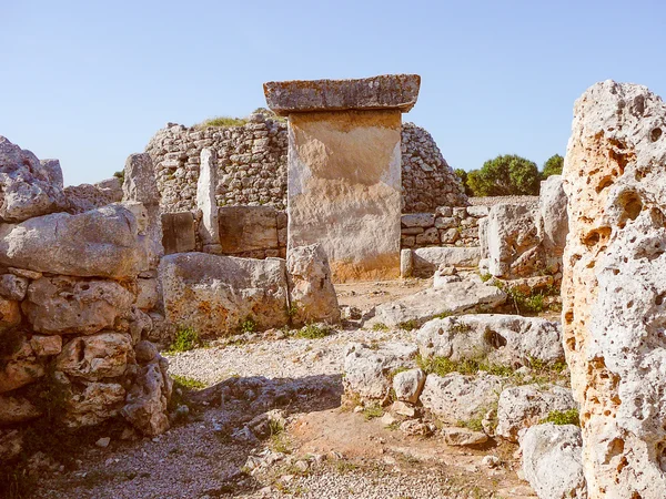 Retro kinézetét Torre den Galmes-Minorca — Stock Fotó