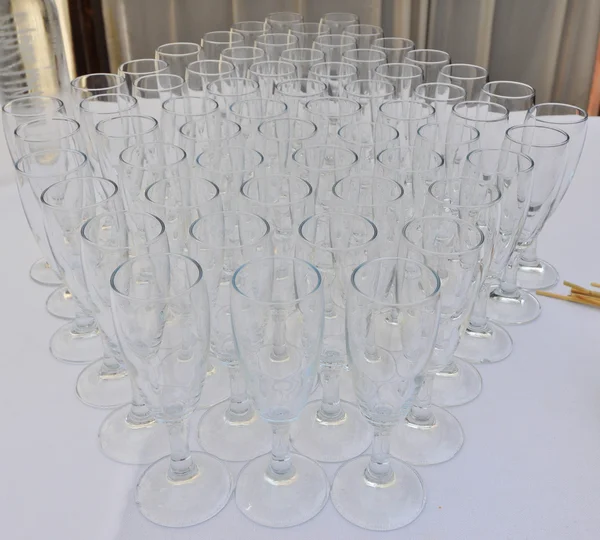 Empty glasses — Stock Photo, Image