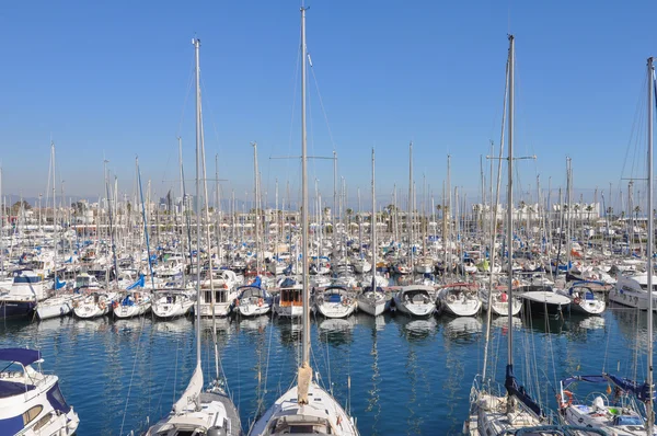 Hafen in Barcelona Olympisches — Stockfoto