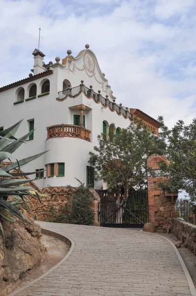 Parque Guell em Barcelona — Fotografia de Stock