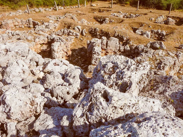 Retro-Look torre den galmes auf Menorca — Stockfoto