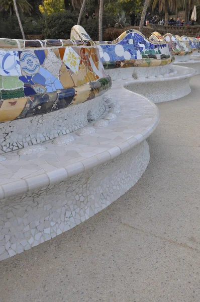 Park Guell in barcelona — стокове фото