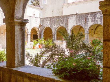Retro görünüm St Francis manastır