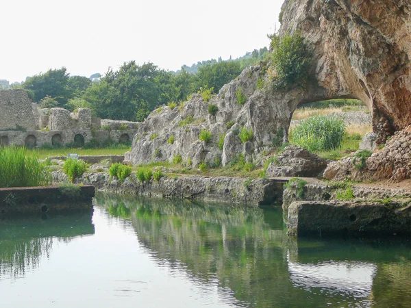 Ruins of Villa Tiberio in Sperlonga — Stock Photo, Image