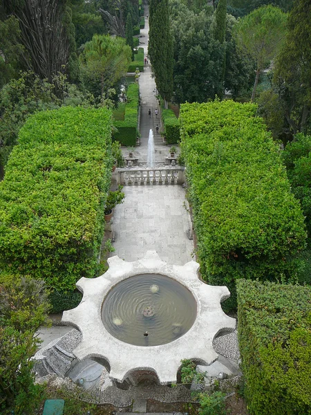 에스테 빌라 정원 — 스톡 사진