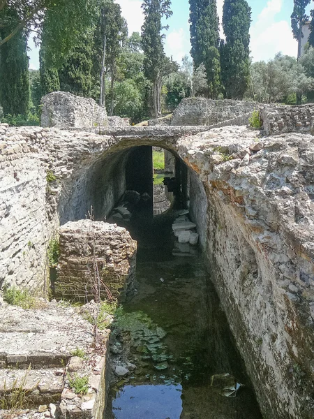 Ruinas de Villa Adriano en Tivoli — Foto de Stock