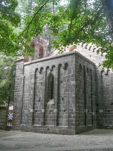 S Leonardo de Siete Fuentes kilisede Santu Lussurgiu — Stok fotoğraf