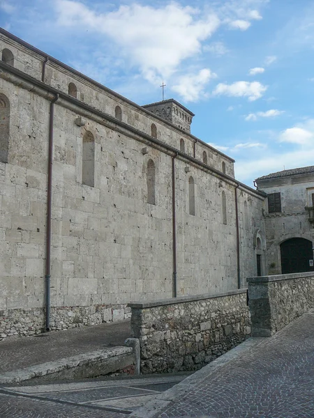 Uitzicht op de oude stad Ferentino — Stockfoto