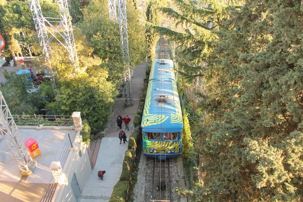 Turistas que visitan Barcelona — Foto de Stock