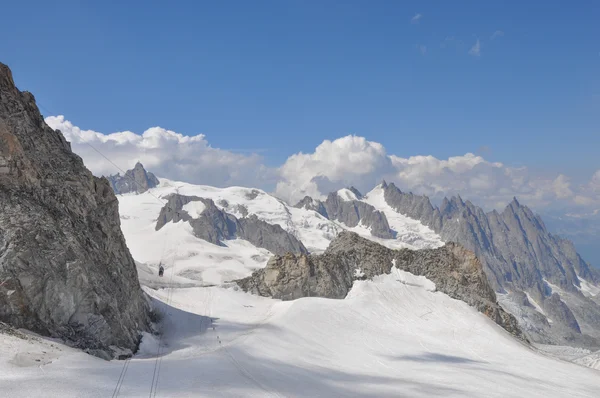 Mont Blanc v údolí Aosta — Stock fotografie