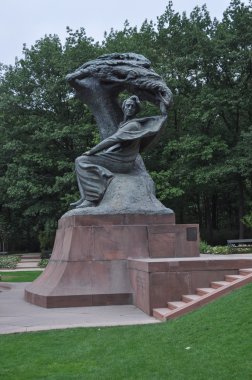 Chopin heykel Varşova