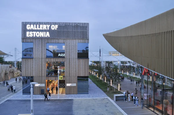 Pavilhão da Estónia na Exposição de Milão em Milão — Fotografia de Stock