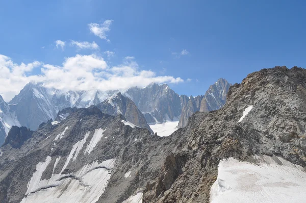 Mont Blanc in Aosta Valley Stock Photo